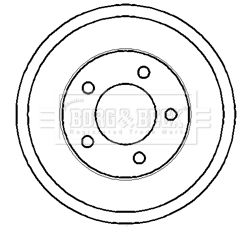 BORG & BECK Jarrurumpu BBR7117